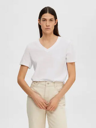 ESSENTIAL SS V-NECK TEE