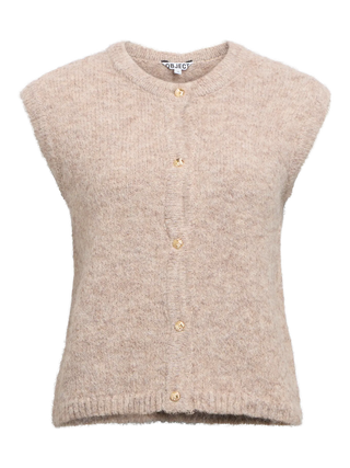 SAGGIA KNIT VEST CARDIGAN