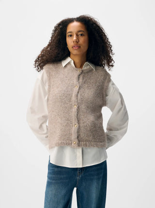 SAGGIA KNIT VEST CARDIGAN