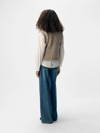 SAGGIA KNIT VEST CARDIGAN