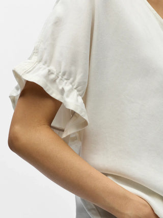 FRAME 2/4 V-NECK TOP