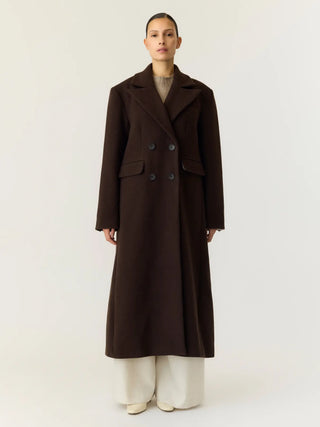 Royla Ls Wool Blend Long Coat