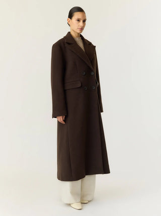 Royla Ls Wool Blend Long Coat