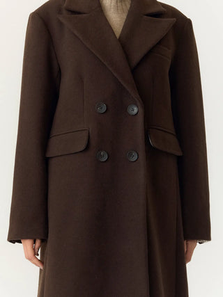 Royla Ls Wool Blend Long Coat