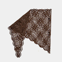 Lace Scarf Brown