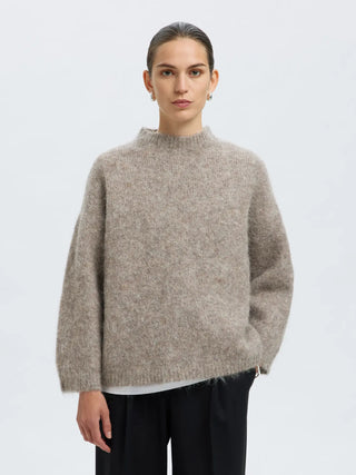 Gabriella Ls Knit New O-Neck