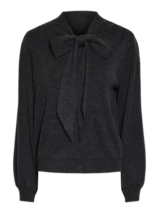 Assi LS Bow Knit Pullover