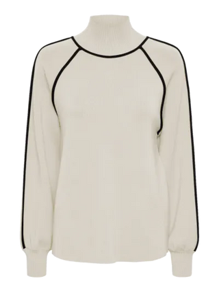 Cora High Neck Knit Pullover