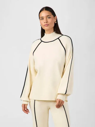 Cora High Neck Knit Pullover